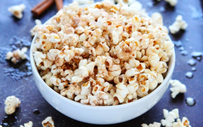 Cinnamon-Sugar Popcorn, A Sweet Movie Night Snack!